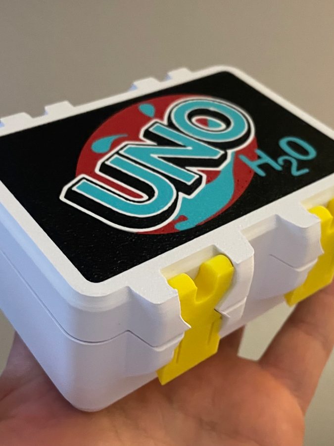 Scatola porta carte UNO H2O con inserto
